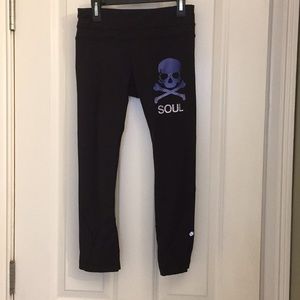 Lululemon  black skull leggings